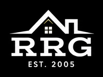 RealEstate Recovery Group logo: RRG roofline mark, established 2005